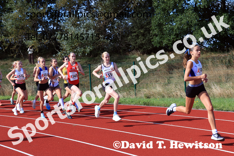 Girls Under-16s, 2026 Northern Mens 6 and Womens 4 Stage and Youngsters Relays, Silksworth, Sunderland. Photo: David T. Hewitson/Sports for All Pics
